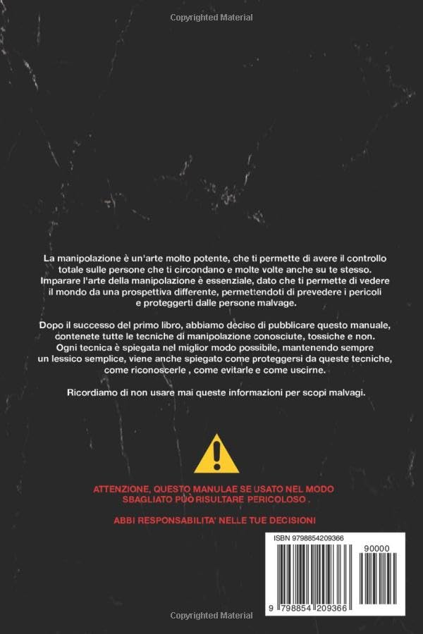 Miniatura 2 de La Manipolazione Mentale - Versione Aggiornata Manuale di manipolazione per l'attacco e la difesa - Impara ad usare e a proteggerti da tutte le ...
