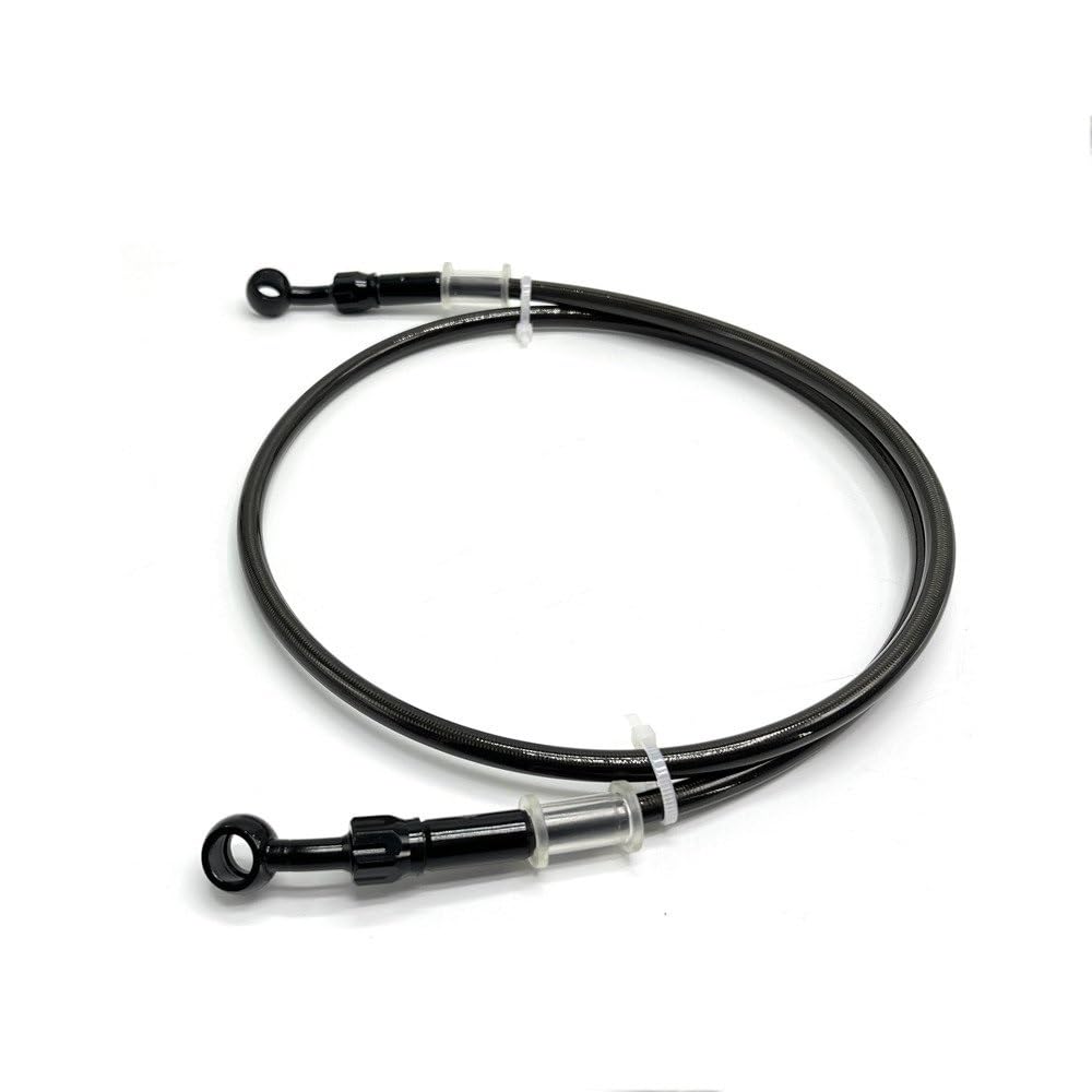Flessibile olio Tubo Con Tubo Freno Moto Banjo Girevole A 360 Gradi Linea Freno Intrecciata In Acciaio Inossidabile Adatta Per Bici Da Corsa ATV Pit Dirt Street Moto Tubo Idraulico Freno(1500MM)