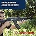 Crosman CAK1 Full Auto CO2-Powered BB Air Rifle with 28-Round Magazine - Selectable Full or Semi-Auto, 430 FPS, Foldable Stock - Black