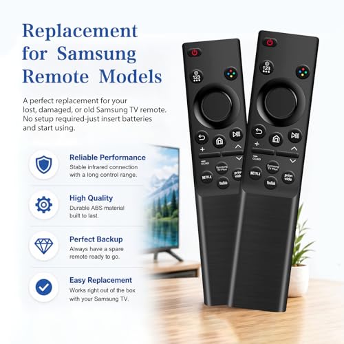 2-Pk EYAIOROTES Universal Samsung TV Replacement Remote Control - image 4