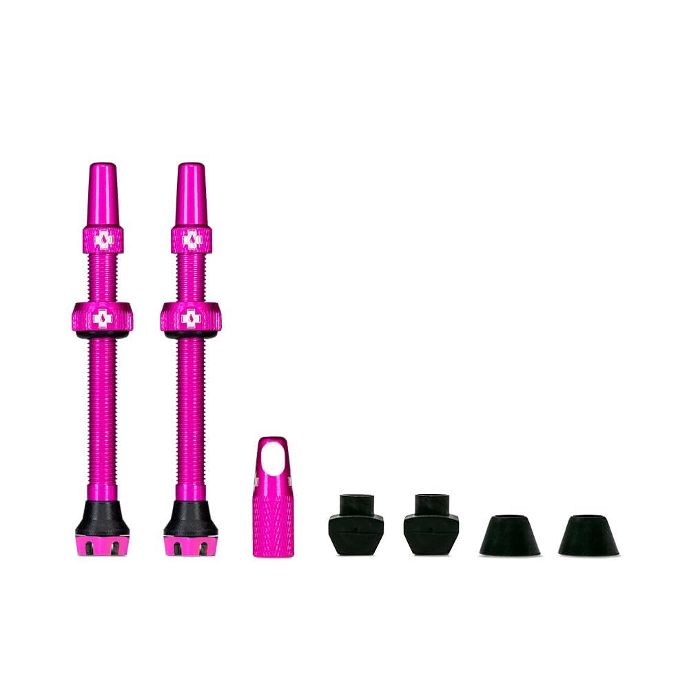 Muc-Off Slanglu00f6sa Ventiler, Svart 60 Mm U2013 Dammskydd Fu00f6r Cyklar Med Verktyg Fu00f6r Ventilku00e4rnan U2013 Presta Ventillock Fu00f6r Slanglu00f6sa MTB/vu00e4g/gruscyklar