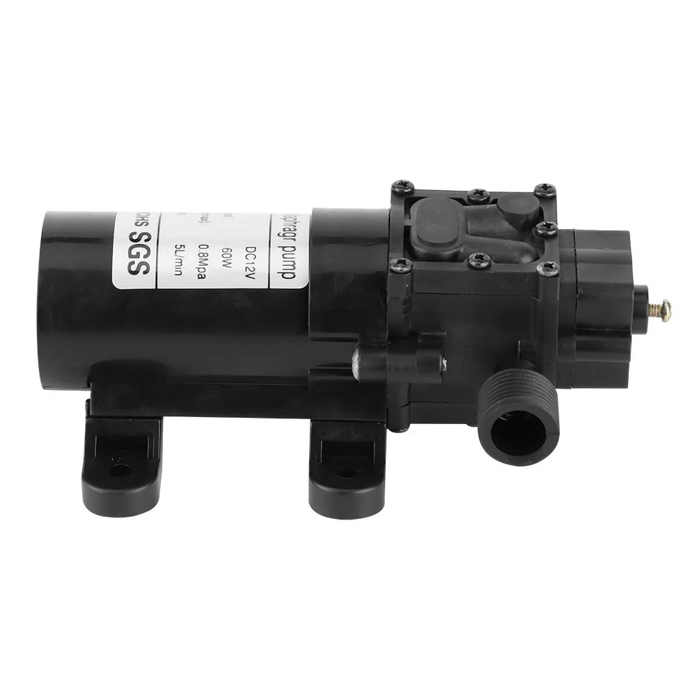 Pompa Acqua Pressione Pompa Autoadescante,Kit di nebulizzazione Impianto di nebulizzazione da Giardino a Bassa Pressione 110-240 V, Pompa a Membrana a 6 ugelli elettrica Resistente