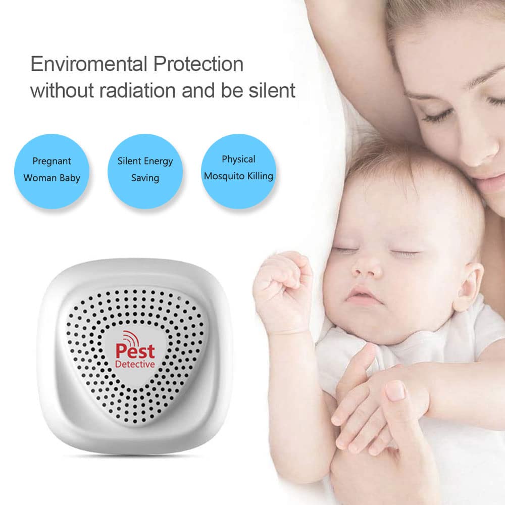 AILEDA 4 Stück Ultraschall Schädlingsbekämpfer, Moskitoschutz Innenräumen, Elektronische Insektenschutzmittel, Moskitoschutz Plug-in Pest Repeller,für Mücken,Spinnen, Kakerlaken