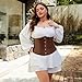 JASGOOD Underbust Corset for Women Plus Size Corset Fashion Satin Bustier Waist Trainer