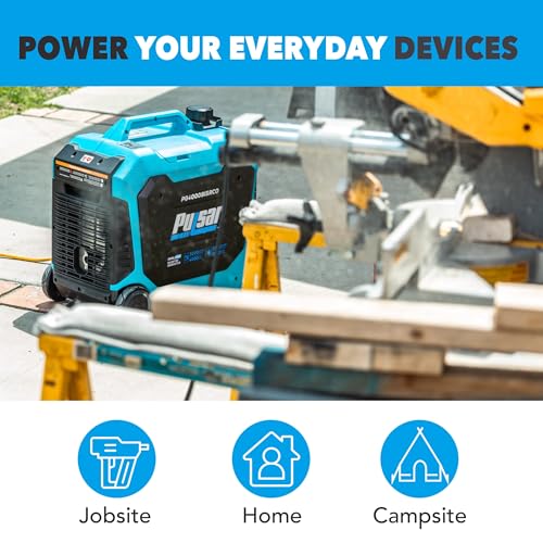 Pulsar 4000 Watt Dual Fuel RV Ready Inverter Generator with Remote Start - Image 6