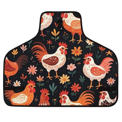 Delantal de trabajo con diseño de gallo y pollito miniatura 1