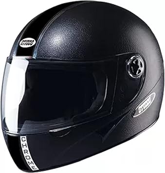 STUDDS CHROMEECO(BLACKPLAIN) Motorbike Helmet (Black)