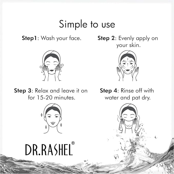 Image of DR.RASHEL Ubtan Face Pack | Haldi |for Glowing Skin | Oil Control | Acne | Pimples | Blemishes | Pigmentation & Brightening | Face Cleansing for Face & Body | 380ml Each | Pack of 3