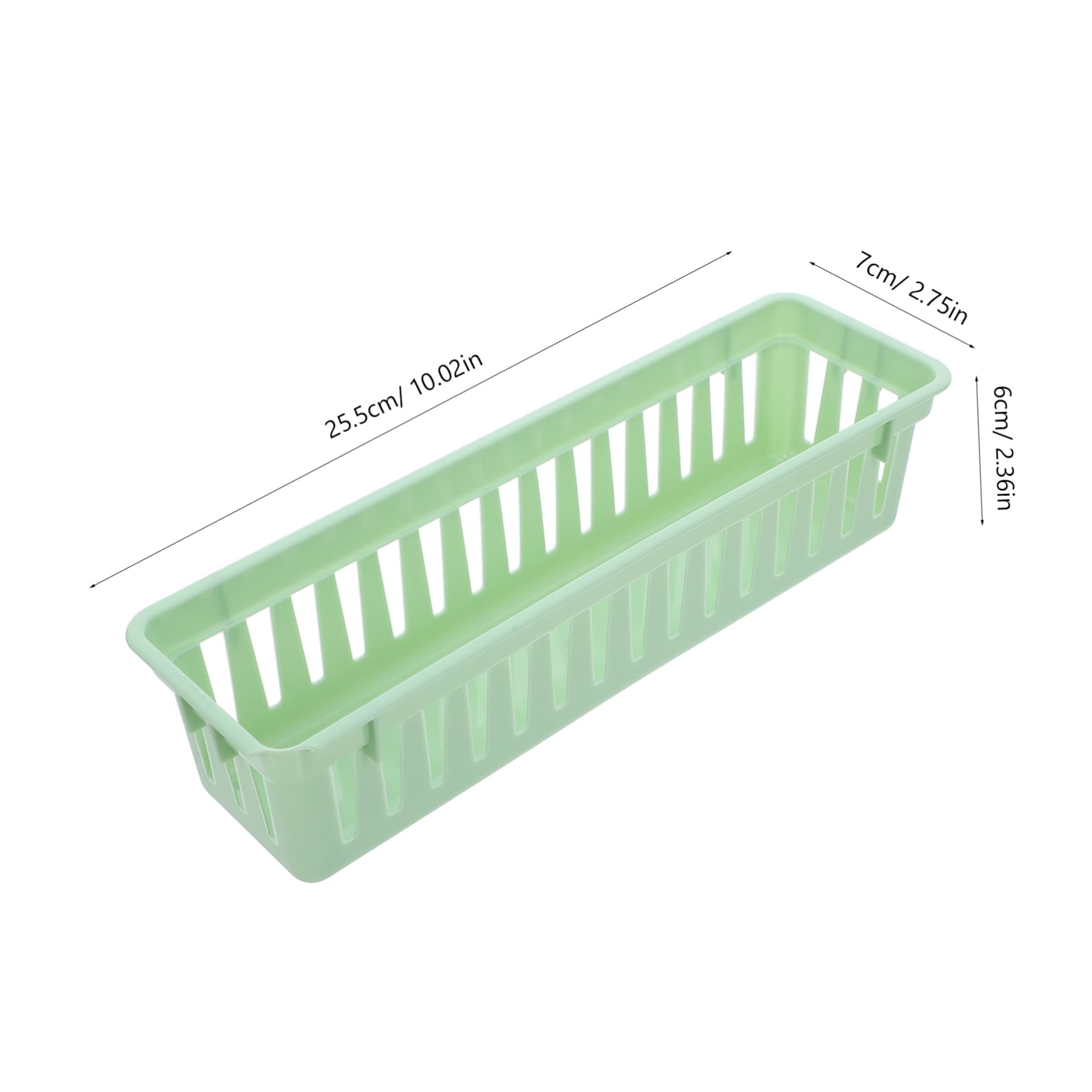 PLAFOPE 12 Pezzi Cesti Organizer Rettangolari Colorati per Scrivania Portapenne e Matite in Plastica Leggera Ampio Spazio Compatto per Ufficio Scuola e Studio