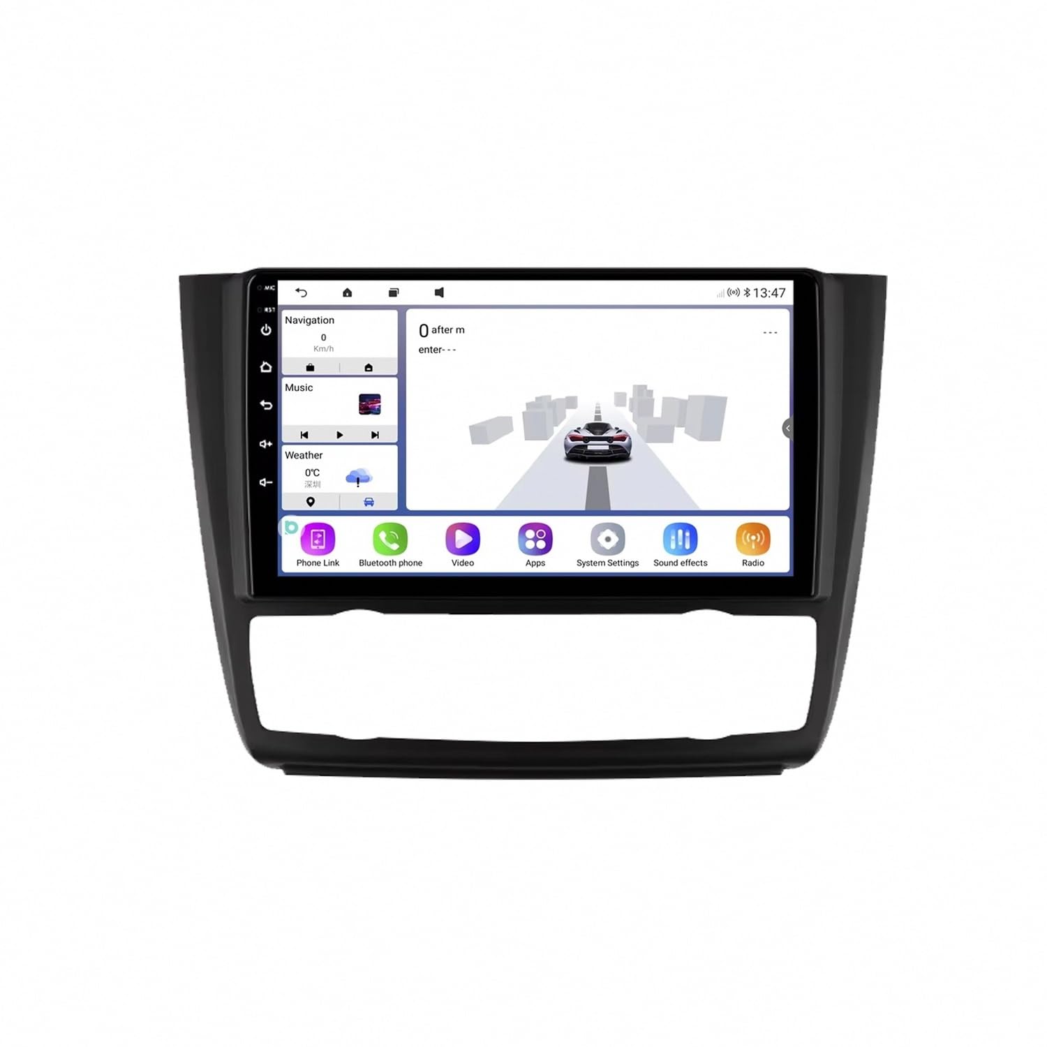 Pantalla Carplay Coche BMW Serie 1 E81 E82 E87 E88 con Bluetooth y GPS de 4 Núcleos 8