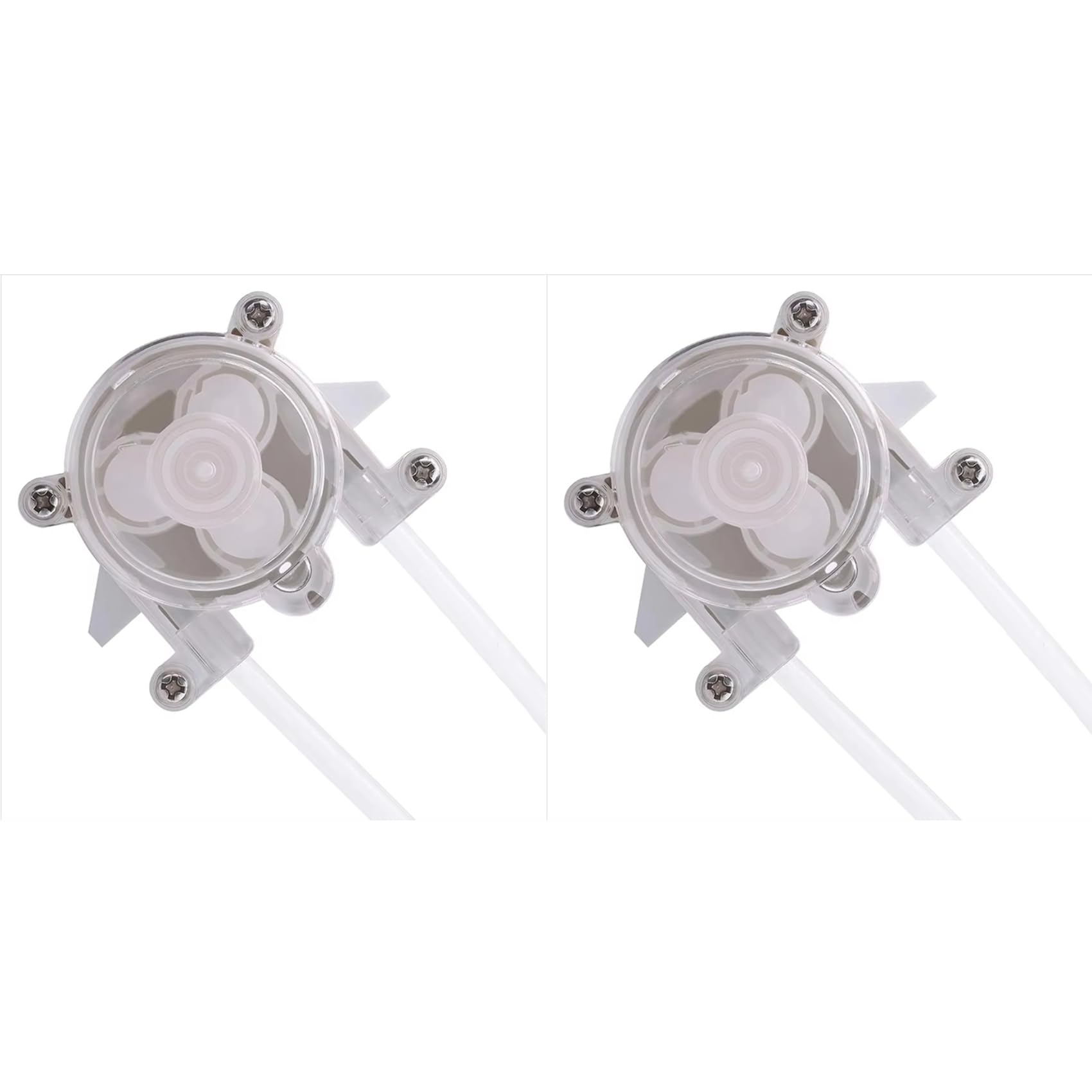 Jnchdghwa As Shown 2X Micro-Peristaltic Pump Dc 6V 9V 12V Small Mini 500 Geared Motor Dosing Liquid Water Squeeze Reversible