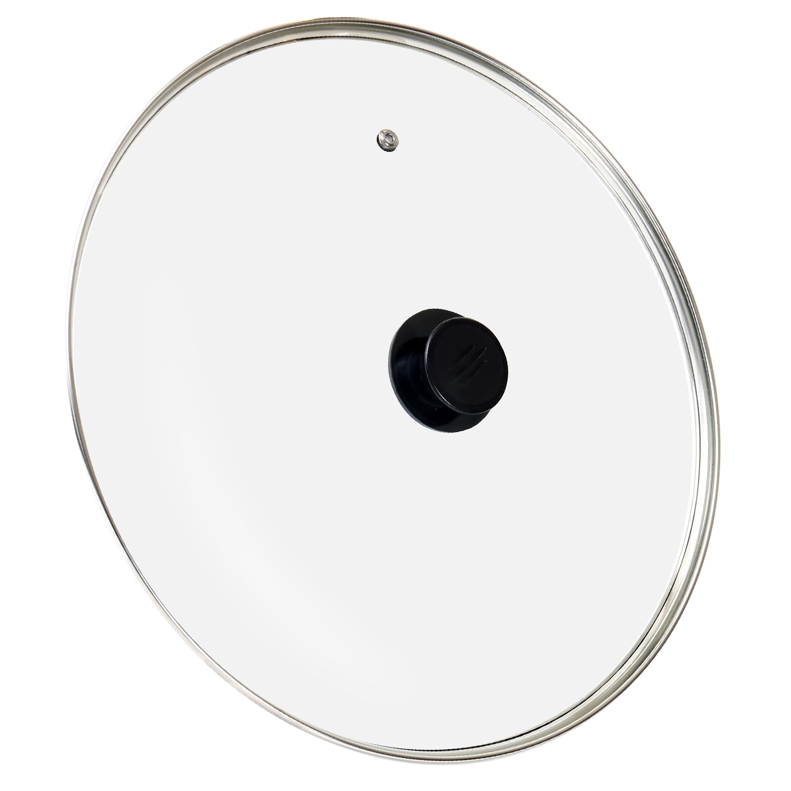 Photo 1 of 13 Inch Glass Frying Pans Lid,Clear Tempered Glass Pan Cover Fits for Cast Iron Skillet,Pots and Wok,Ceramic Skillet and Pans