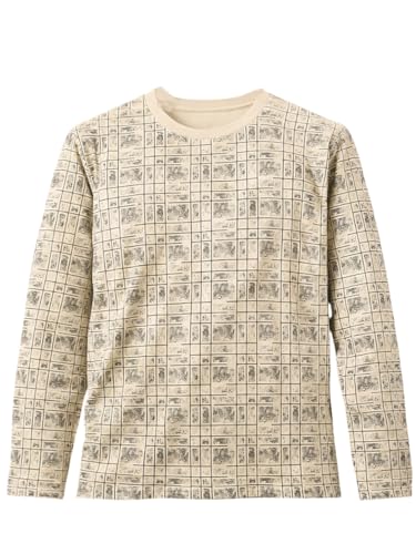 Image of RodZen Oversized | Loose Fit |Full Sleeves Cotton Loopnet Round Neck T-Shirt for Womens /Girls