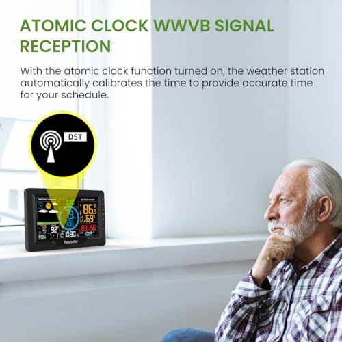 Newentor Q9-Z-B Weather Station With Rain Gauge And Wind Speed thumb #5