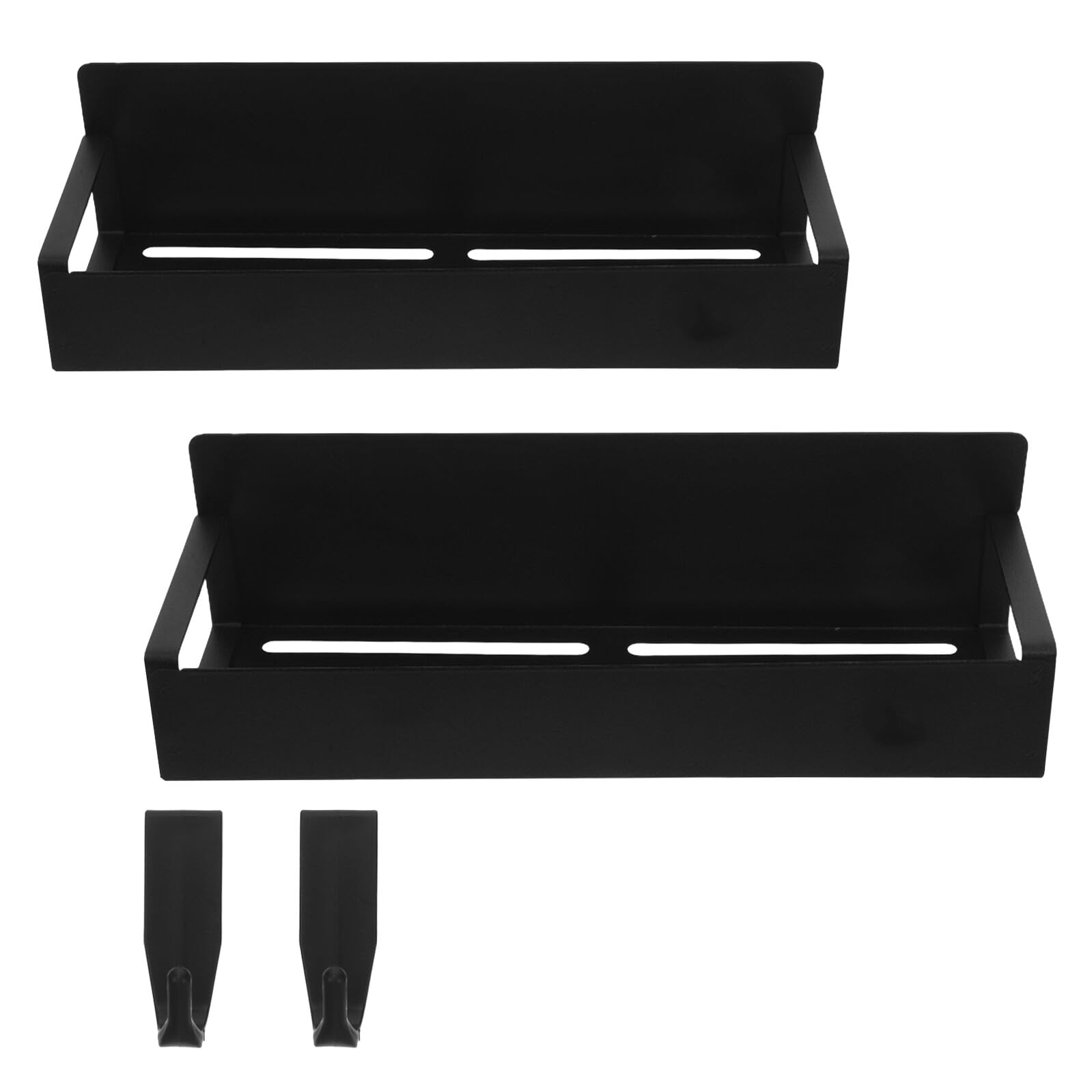 2 Szt. Magnetyczny Regał Przypraw z Haczykami Szt Stal Węglowa Mocny Uchwyt Magnetyczny Do Lodówki Organizer Kuchenny Do Słoików i Butelek Oszczędzający Miejsce Szafce i Blacie