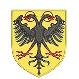 Holy Roman Empire Medieval Coat of Arms 3.5' Embroidered Iron or Sew-on Patch Heraldry Armorial History Family Crest
