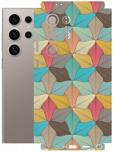 Image of AtOdds - Full Body Back Screen Guard Protector Film - Lamination Wrap Skin Sticker Compatible with Samsung Galaxy S24 Ultra | Scratchproof Matte Finish (Autumn)