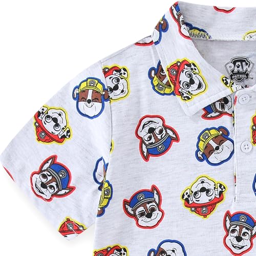 Paw Patrol Nickelodeon Boys Polo Shirt for Toddler and Big Kids2