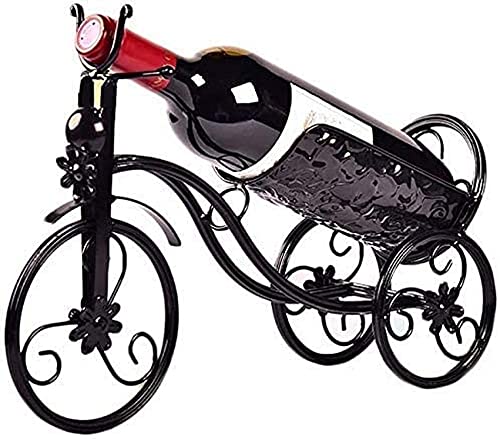 Casier à vin vélo en métal pour une décoration de salon élégante