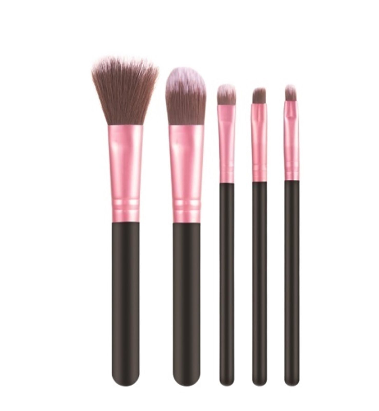 Pinsel Werkzeuge Make-up-Pinsel-Set, Kunststoffgriff, 5-teilig, For Augen- Und Gesichts-Make-up-Pinsel Gesichtsbemalung(Pink)