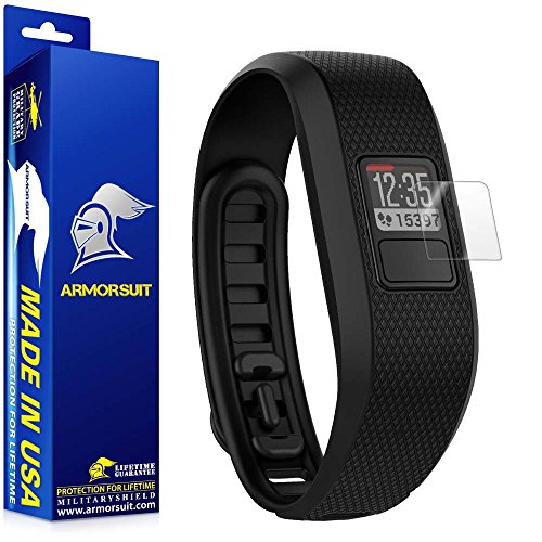 ArmorSuit Garmin Vivofit 3 Screen Protector (2 Pack) Full Coverage MilitaryShield Screen Protector compatible with Garmin Vivofit 3 -HD Clear Anti-Bubble