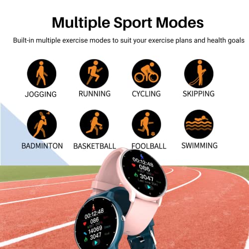 SMT 4 Smartklocka 2023 – Fitnessmätare & Vattentålig Aktivitetsmätare