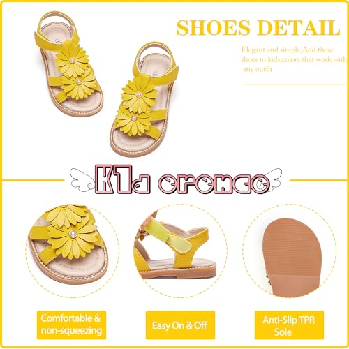 Image of Kiderence Toddler Girls Sandals Little Girls Kids Shoes Girls Sandals Toddler