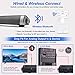 immagine 5Soundbar, Bingxue soundbar Bluetooth per TV Altoparlanti per computer con cavo e connessione wireless, Soundbar supportano le modalità della scheda TF/AUX/BT/RCA(opzione colore) (Silver-2)