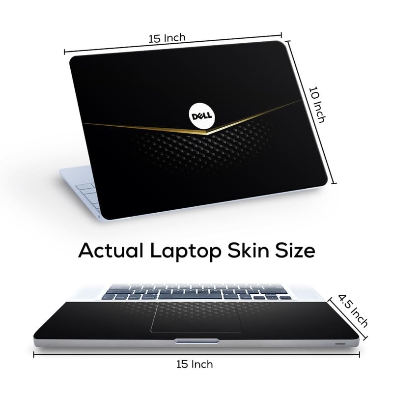 Galaxsia Pattern DL758 Top+Wrist Pad Vinyl Laptop Skin/Sticker/Cover for 15 to 15.6 Inches Laptops Laminated-Removable-HD Quality Compatible for Dell-(15x10 Inches) 1