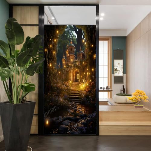 Vinilo adhesivo para ventana estilo vitral, 17.7x23.6 in miniatura 4