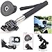 Legazone® 6 All-in-1 Combo Accessories Kit for Legazone Sports Camera - Head Strap Chest Belt Handle Monopod Folating Mount & Auto Suction Cup