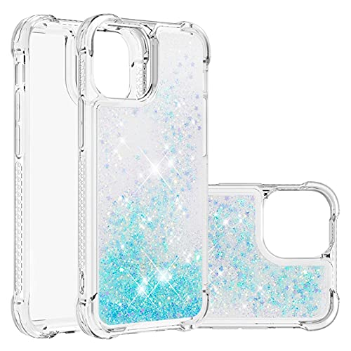 Coque paillettes iPhone 14 Pro Max cadeau idéal design étoiles bleues