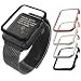 Produktbild Aluminium Hülle kompatibel mit Apple Watch, qualiquipment iWatch Zubehör Case Bumper Cover Schutzhülle in den Größen 42mm/38mm für Series1, Series2, Series3 (42mm, Rose Gold)