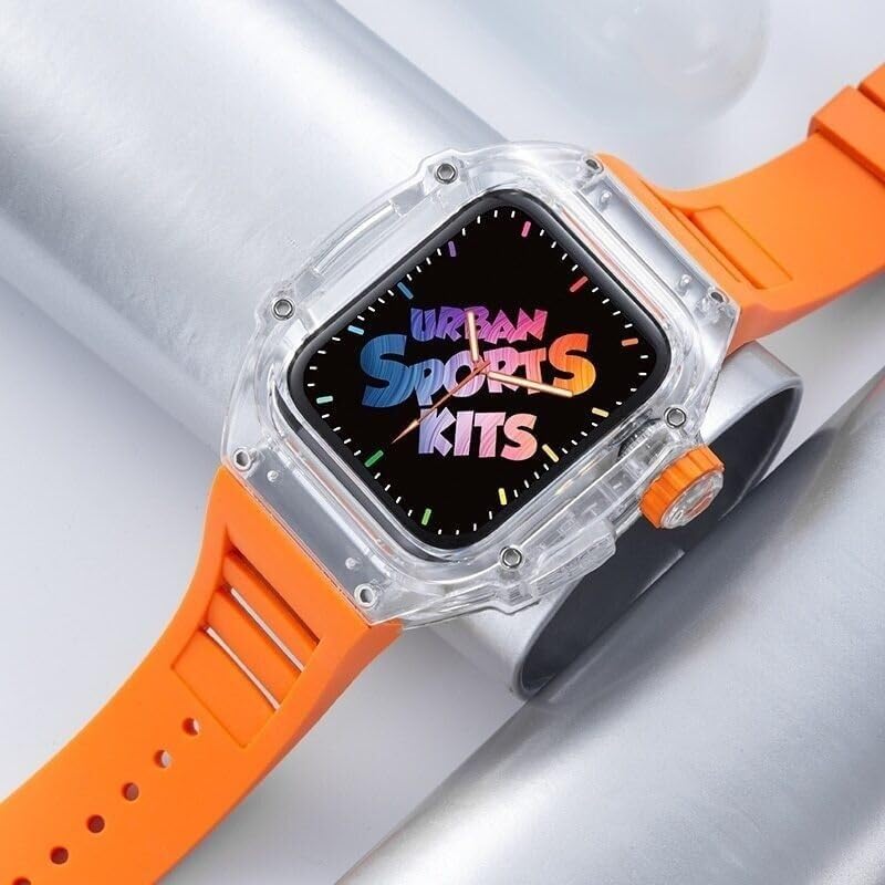 Bracelet silicone transparent de remplacement INFRI premium Apple Watch