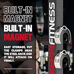 Barbell Clips, C-Shape Barbell Clamps for Weight Lifting Bar, Fast Lock/Removal Weight Clips Barbell Collars 2 Inch Olympic Gym Equipment - Image 5