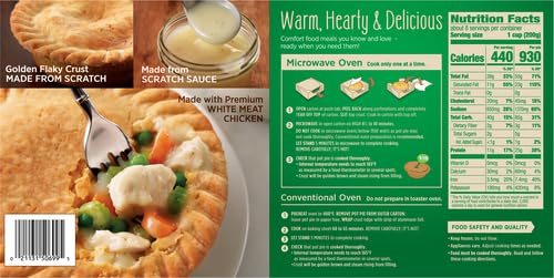 Marie Callenders Marie Callender's Chicken Pot Pie, Microwave Meal, 40 OZ