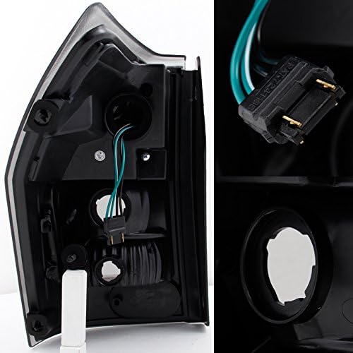 AKKON - For 2005 2006 2007 2008 Dodge Magnum Replacement Pair Left + Right LED Black Smoke Tail Lights Lamps Set