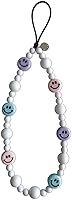 Vista 9 de Drawwind Collarín con cuentas para teléfono, correa universal para celular, pulsera linda, correa de muñeca, cadena con cuentas, accesorios hechos a