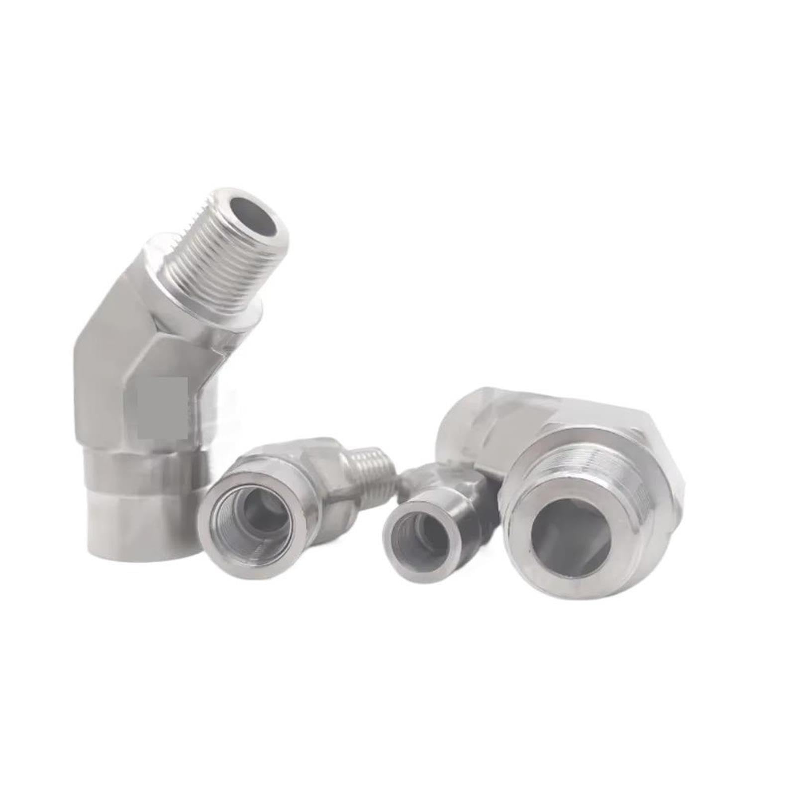 Connecteur de raccord tuyau coudé à 45 degrés mâle haute pression BSPT
