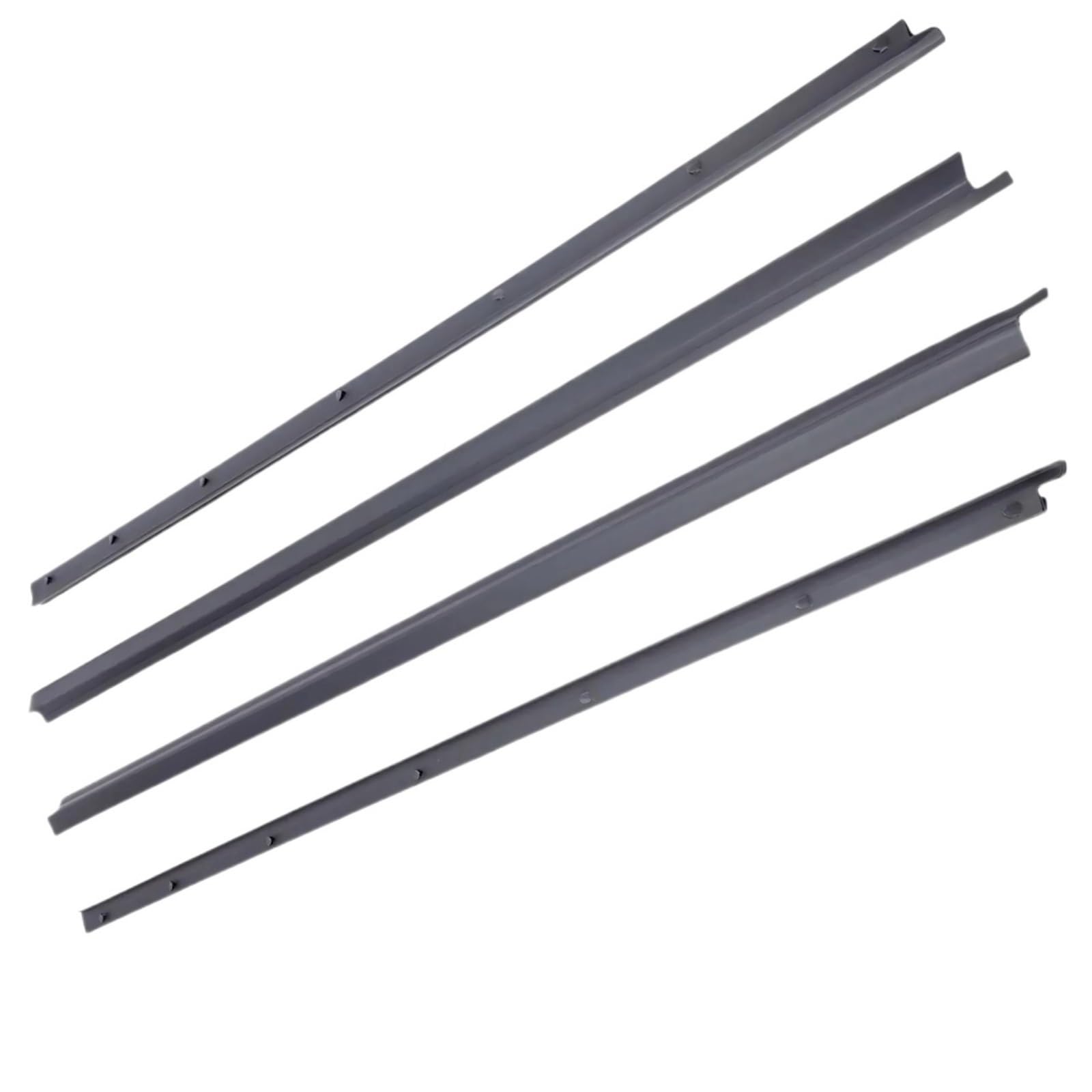 4PCS Outer Inner Windows Rubber Weatherstrip Sealing Strip Belt for Nissan for Hardbody for Navara D21 1986-1997 2 Doors ATGCBCAUF