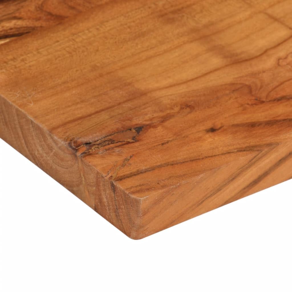 vidaXL Piano Tavolo 70x50x2,5 cm Rettangolare Legno Massello Acacia, Piano per Tavolo Rettangolare, Piano Tavolo in Legno, Piano per Tavolo da Pranzo