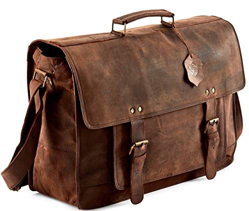 Maletín personalizado de cuero para laptop para hombre miniatura 2