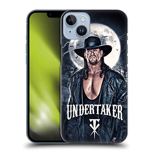 Licenza Ufficiale WWE The Undertaker Grafiche Custodia Cover Dura per Parte Posteriore Compatibile con Apple iPhone 14 Plus