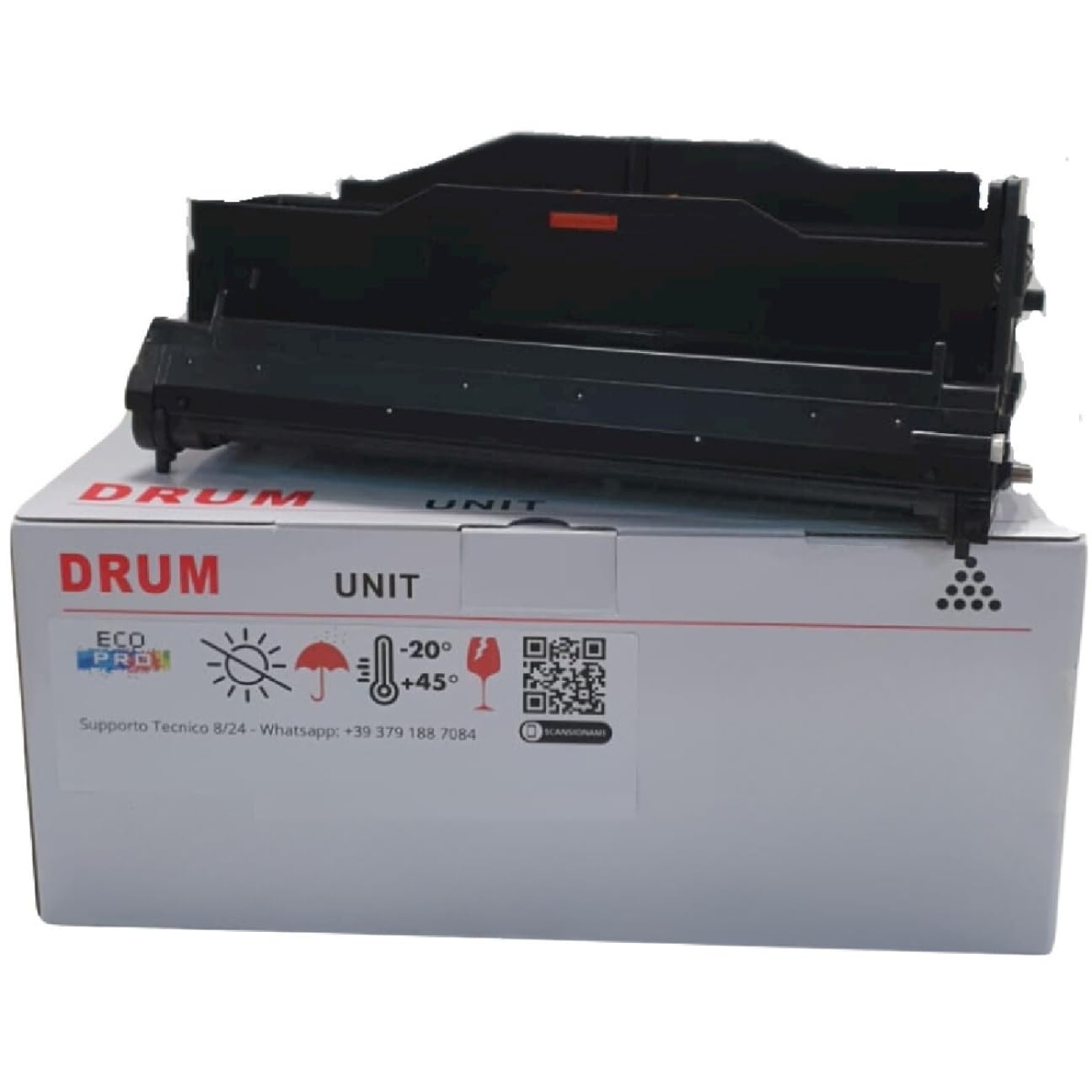 ECOPRO - Tamburo Compatibile per le stampanti OKI B412 B432 B512 MB472 MB492 MB562 B411 B431 MB461 MB471 MB491 B401 - Nero - da 25.000 pag A4 - COD 44574302