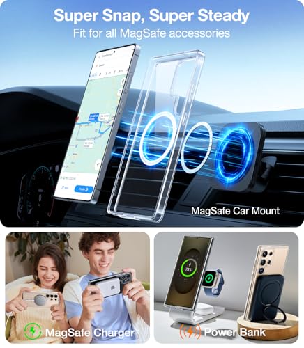 Image of TORRAS Magnetic Shockproof for S25 Ultra Case Phone Case Clear