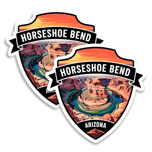 Imán decorativo Horseshoe Bend Arizona 4 pulgadas 2 unidades miniatura 1