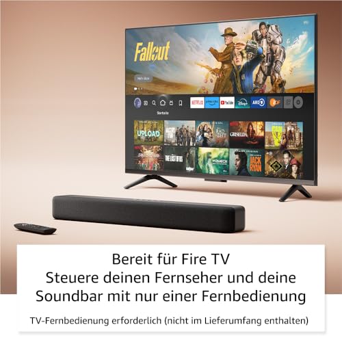 Wir stellen vor: Amazon Fire TV Soundbar, 2.0-Lautsprecher mit DTS Virtual:X und Dolby Audio sowie Bluetooth-Unterstützung – Bild 5