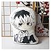 JSJJATF Juguete de Peluche Almohada Juguete Anime Kaneki Ken Peluche Corto Peluche de Peluche de Doble Cara Funda de Almohada q versión Linda 45 cm para un Regalo