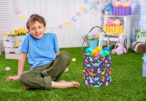 Image of DUYIY Easter Basket,Easter Bunny Basket,Easter Eggs Gift Basket, Storage Basket,Storage Box Organizer Bucket (Dark)