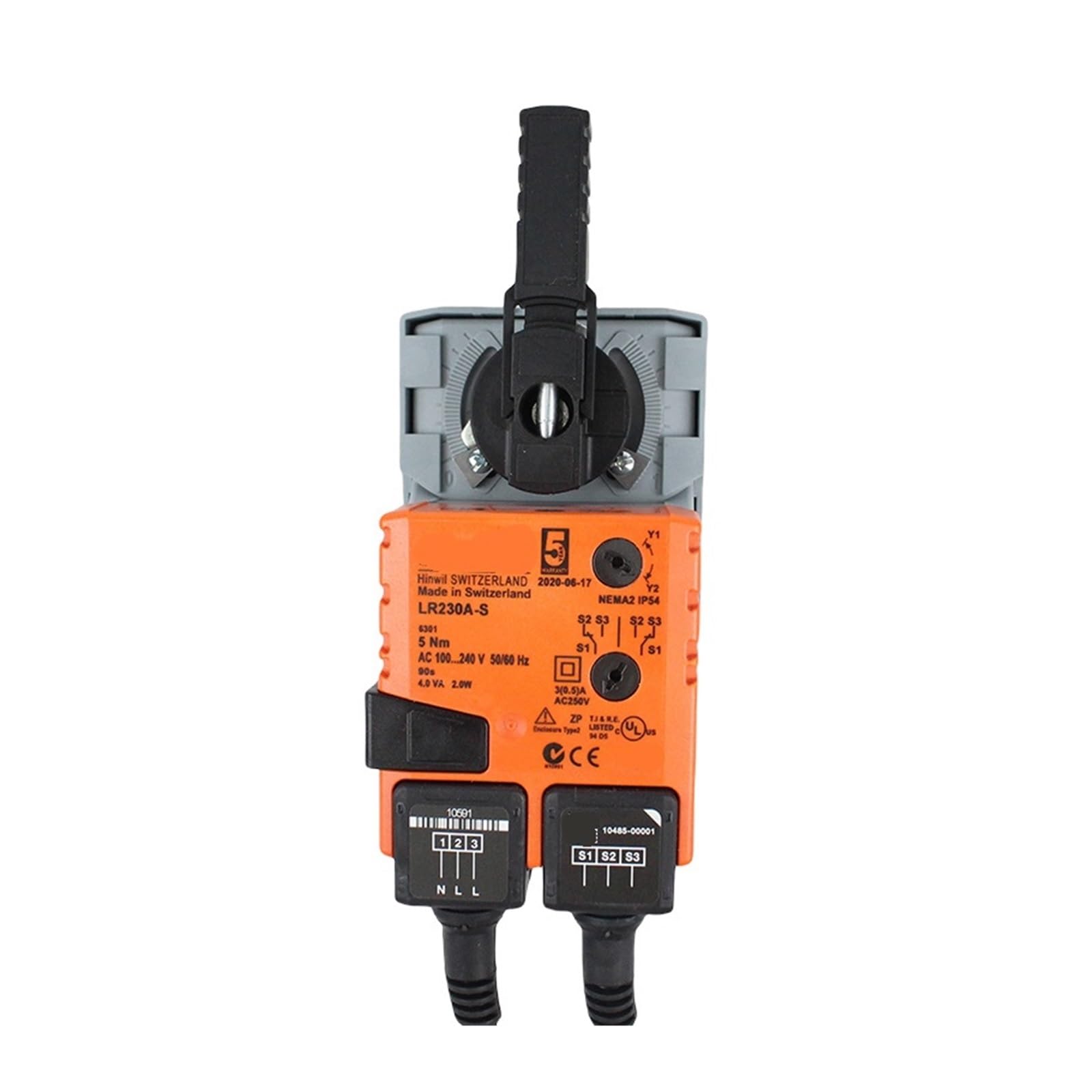 BFSYDLUJ LR230A LRU230 LR230A-S AC230V 5NM Valve act uator IP54(LR230A-S)